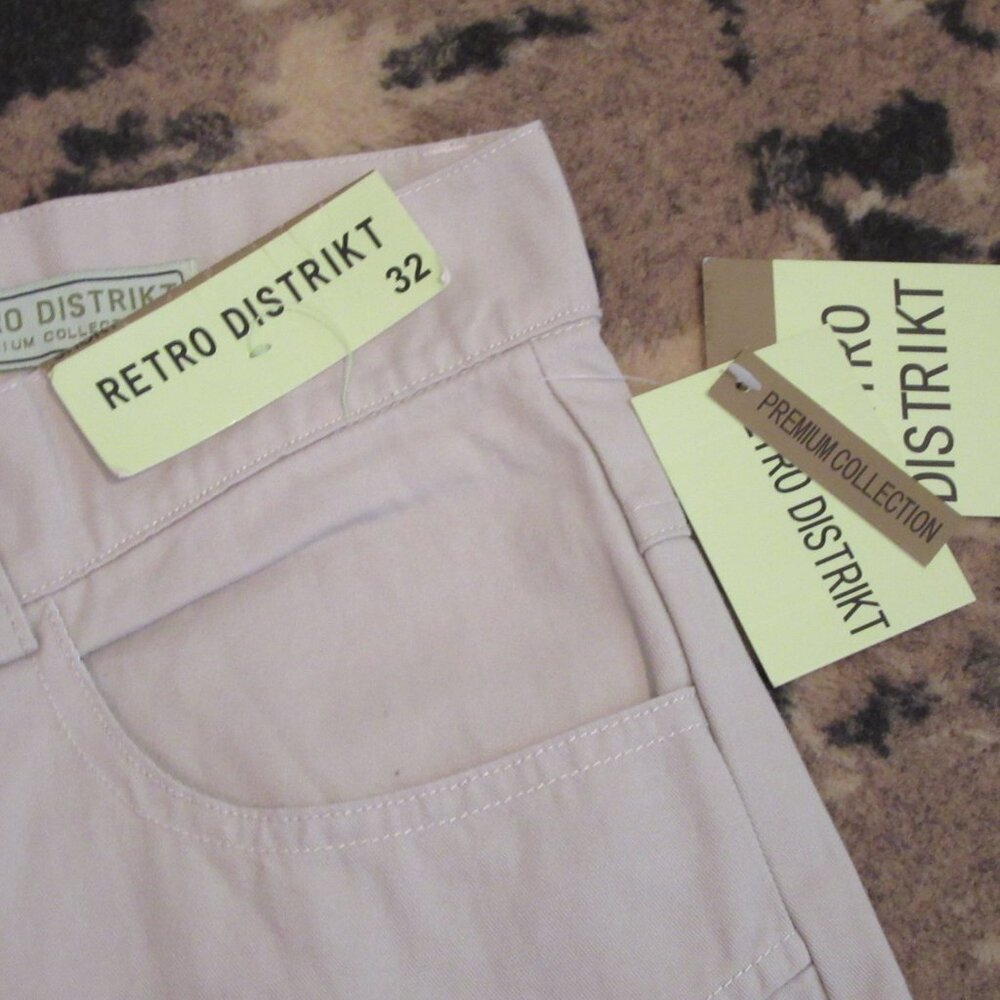 NEW Retro Distrikt 'premium collection' men shorts, Medium Slim